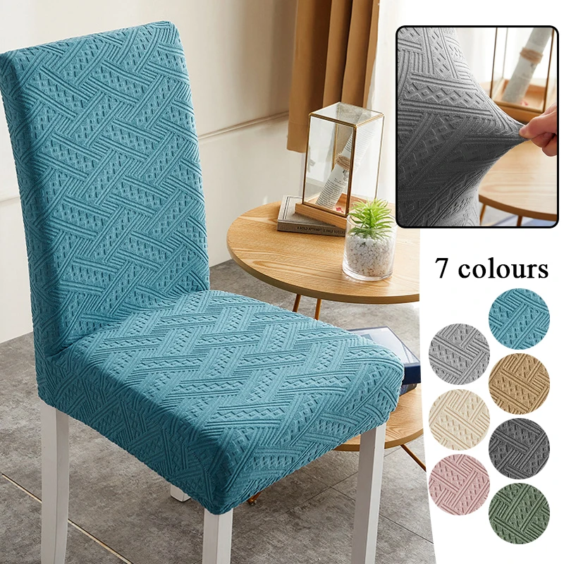 1 Piece Dining Chairs Jacquard Fabric Universal Size Cheap Chair Cover Big Elastic Chair Covers Chair For kitchen Living Room
1 Piece Dining Chairs Jacquard Fabric Universal Size Cheap Chair Cover Big Elastic Chair Covers Chair For kitchen Living Room