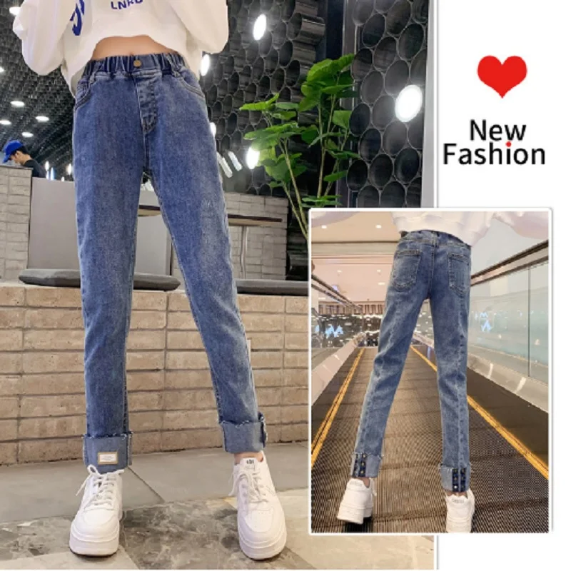 Girls Straight Jeans New 2022 Autumn/Spring Kids Leisure Trousers Children's Pants Denim Active Blue Color Size6-14 Jeans ly180
Girls Straight Jeans New 2022 Autumn/Spring Kids Leisure Trousers Children's Pants Denim Active Blue Color Size6-14 Jeans ly180