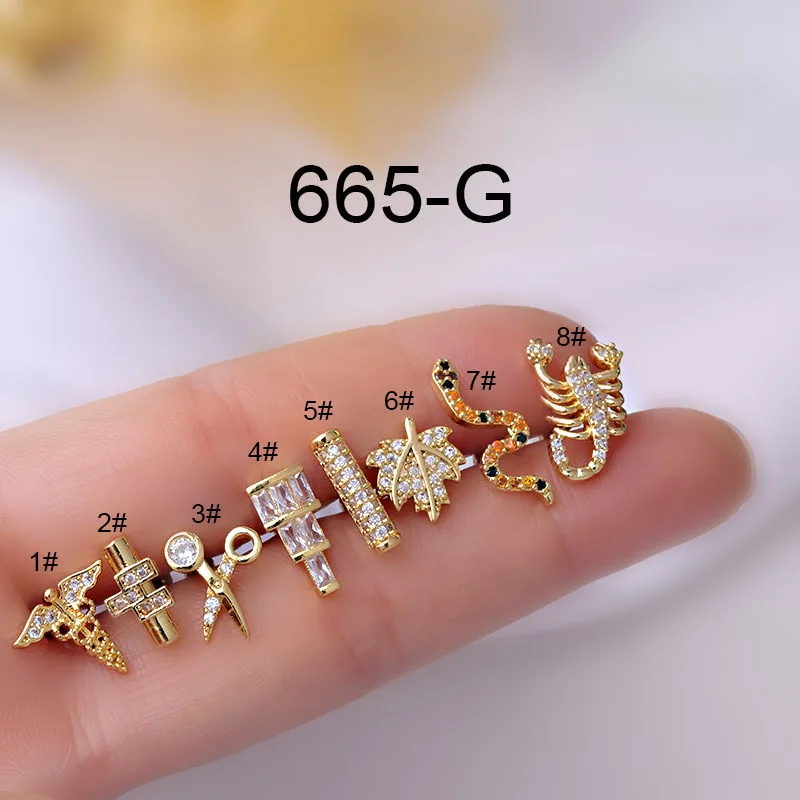 Cartilage earrings 0.8MM Thin Rod Titanium steel Fashion Animal Earrings for women Cartlidge earrings cartilage piercing 
Cartilage earrings 0.8MM Thin Rod Titanium steel Fashion Animal Earrings for women Cartlidge earrings cartilage piercing
