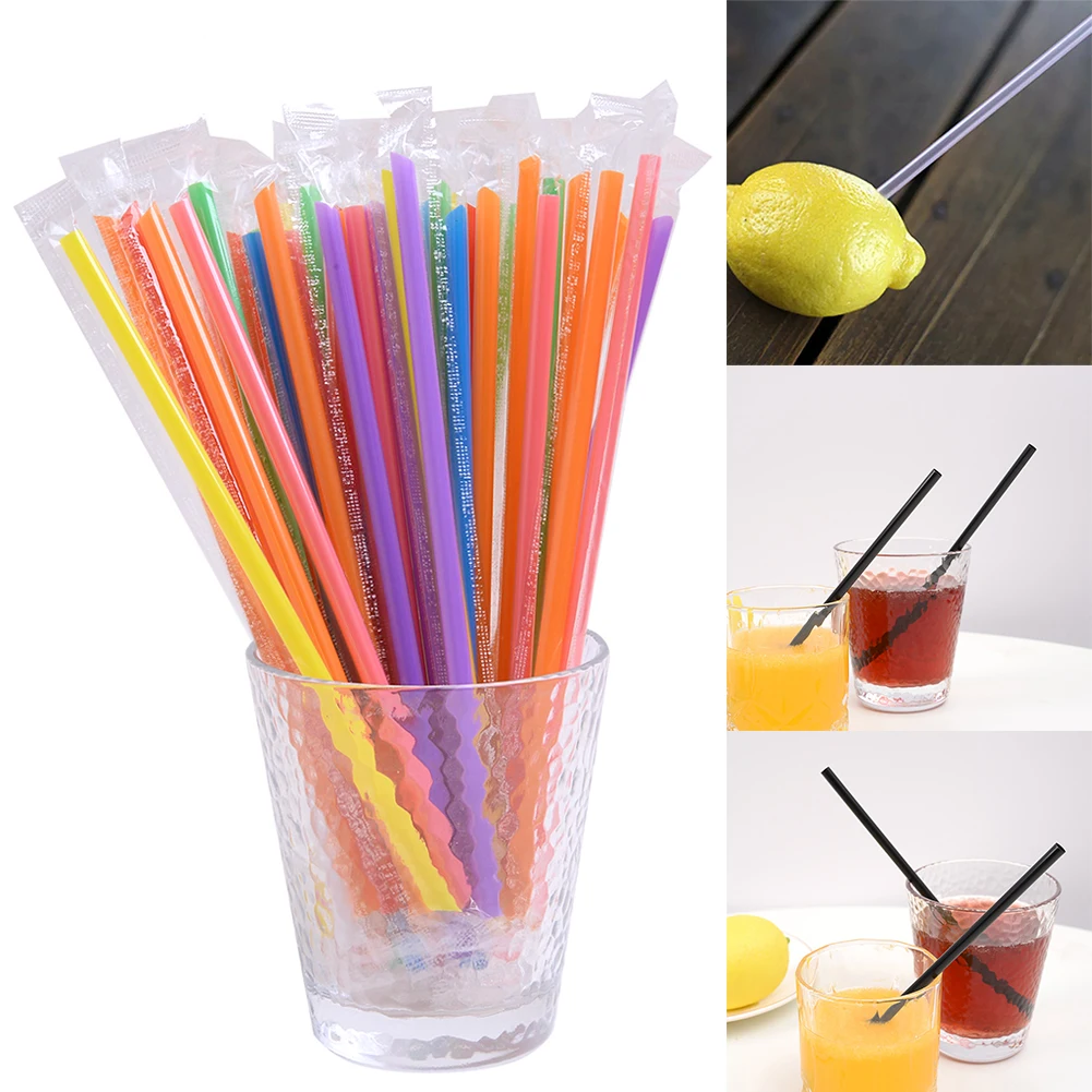 200pc Disposable Smoothie Drink Straw Individually Wrapped Party Colorful Plastic Straw Milkshake Smoothie Straw Bar Accessories
200pc Disposable Smoothie Drink Straw Individually Wrapped Party Colorful Plastic Straw Milkshake Smoothie Straw Bar Accessories