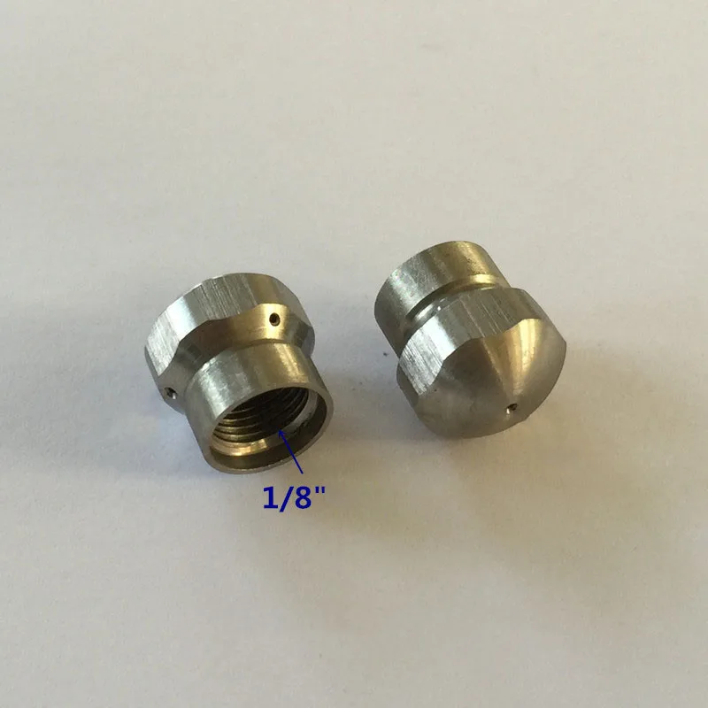 1Pc 1/8" Stainless Steel High Pressure Pipe Drain Sewer Cleaning Dredging Nozzle Cleaning Nozzle Power Durable Accessories
1Pc 1/8" Stainless Steel High Pressure Pipe Drain Sewer Cleaning Dredging Nozzle Cleaning Nozzle Power Durable Accessories
