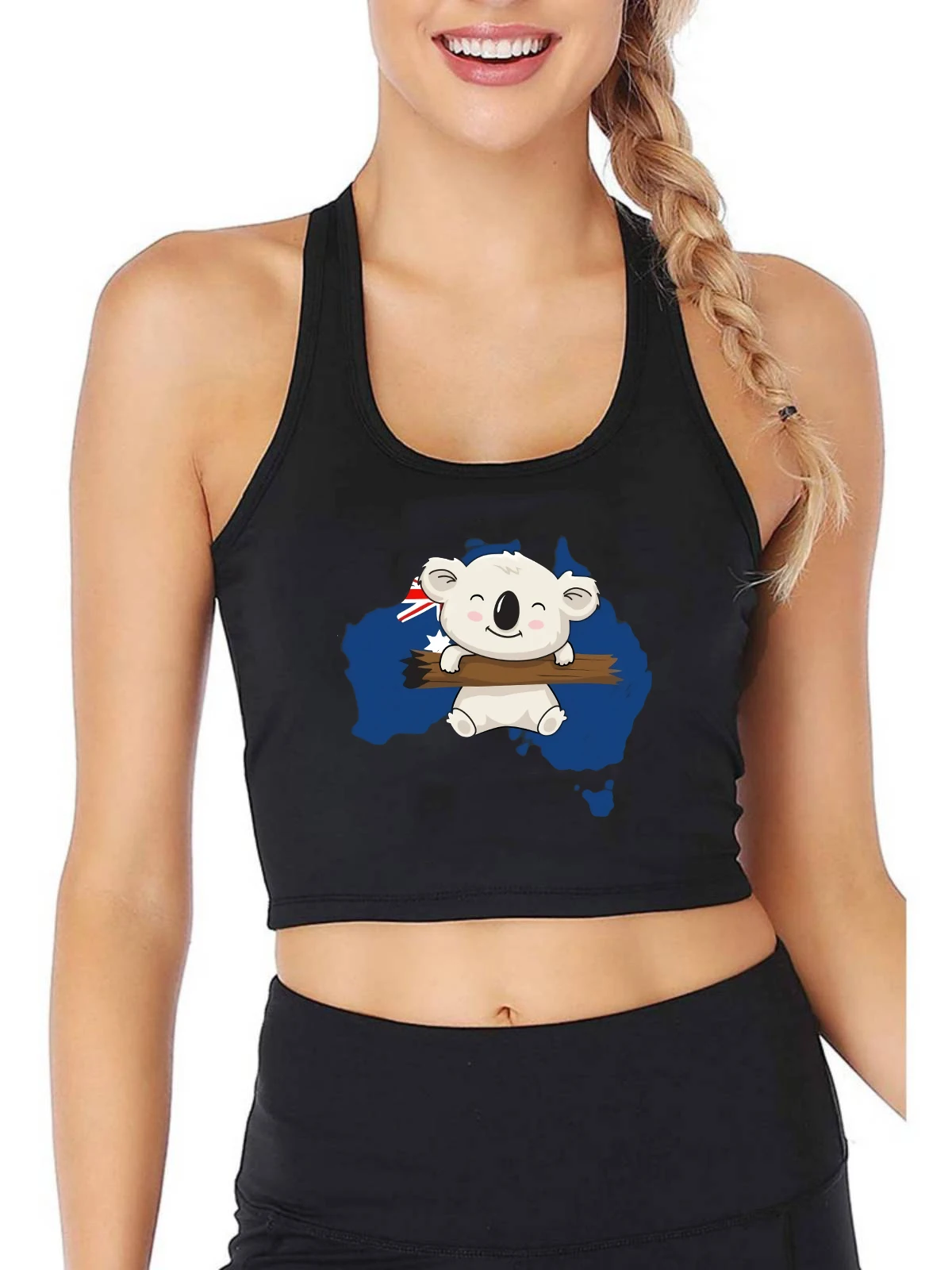 Australia Flag Animal Design Breathable Slim Fit Tank Top Country Gift Koala Lover Crop Tops Gym Vest Summer Camisole
Australia Flag Animal Design Breathable Slim Fit Tank Top Country Gift Koala Lover Crop Tops Gym Vest Summer Camisole