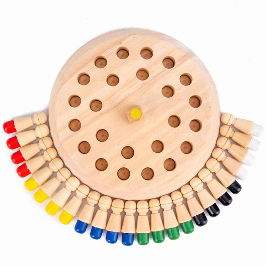 Wooden Memory Match Stick Chess Game Fun Block Board Game Educational Color Cognitive Ability Toy For Children Gift D65Y
Wooden Memory Match Stick Chess Game Fun Block Board Game Educational Color Cognitive Ability Toy For Children Gift D65Y