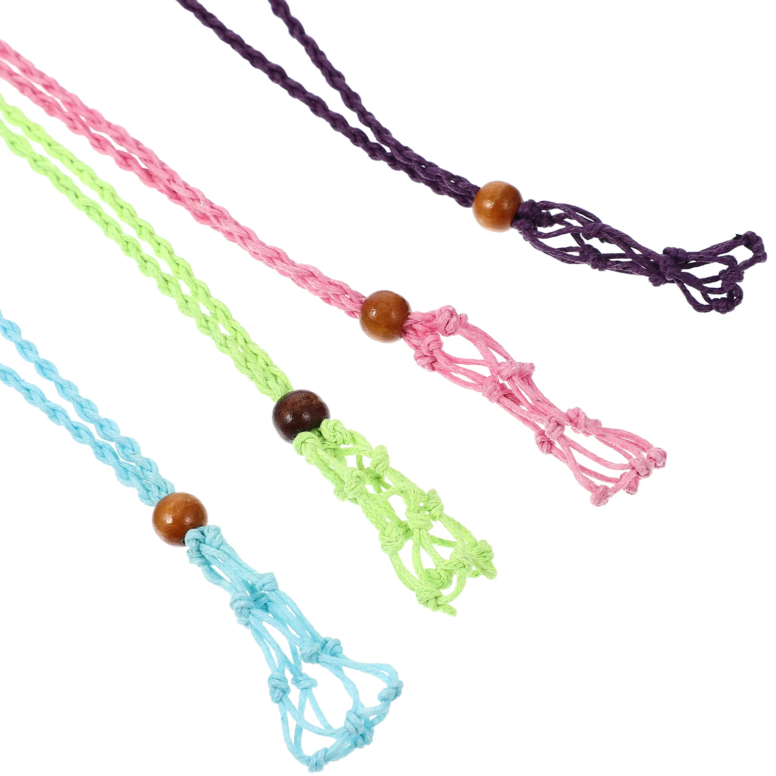 Necklace Holder Crystal Stone Cord Cage Empty Pendant Ropewoven Hanging Pendentweavenettedjewelryadjustable Cords Braided
Necklace Holder Crystal Stone Cord Cage Empty Pendant Ropewoven Hanging Pendentweavenettedjewelryadjustable Cords Braided