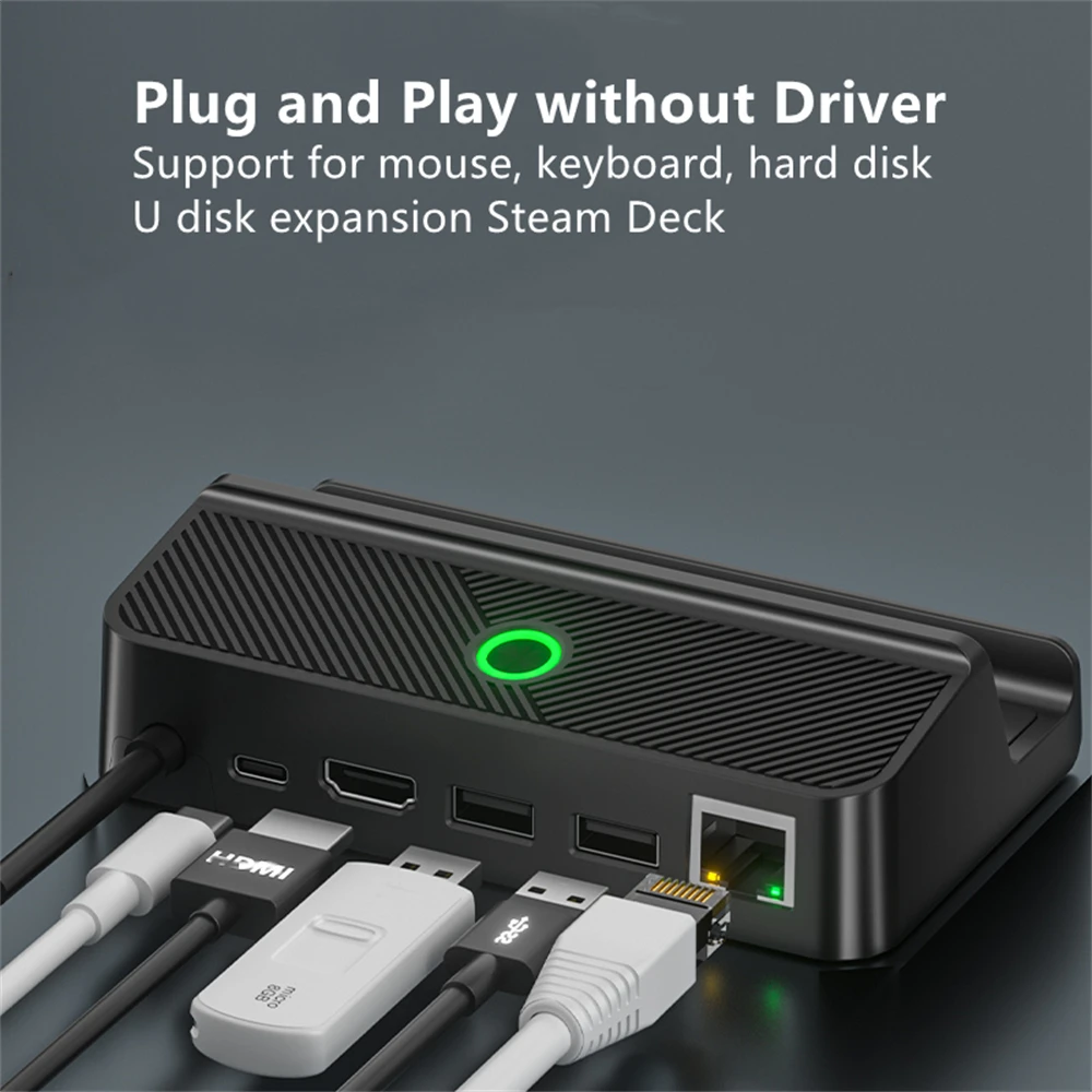 HDMI-compatible RGB Video Adapter for Steam Deck TV Video Converter Portable Charger Dock For Steam Deck Console 
HDMI-compatible RGB Video Adapter for Steam Deck TV Video Converter Portable Charger Dock For Steam Deck Console