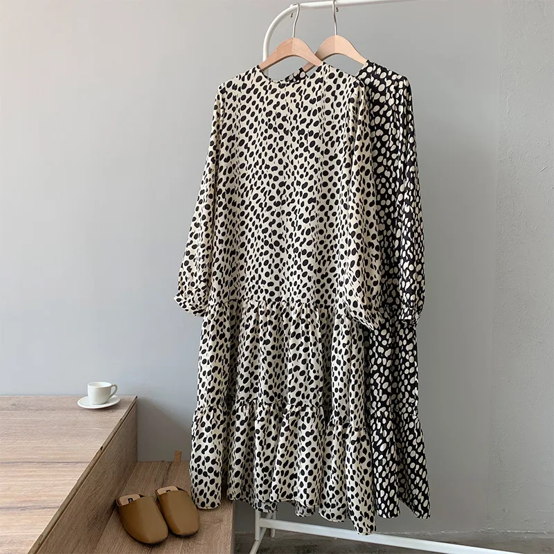 SANGMAY Temperament Medium Length Skirt Fashion Long Sleeve Chiffon Skirt 
SANGMAY Temperament Medium Length Skirt Fashion Long Sleeve Chiffon Skirt