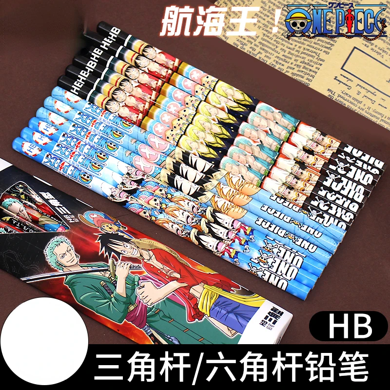 One Piece HB Triangle Wood Pencil Pupils Beginner Examination Exclusive Writing Painting Six Angle Rod Luffy Chopper Zoro Anime
One Piece HB Triangle Wood Pencil Pupils Beginner Examination Exclusive Writing Painting Six Angle Rod Luffy Chopper Zoro Anime