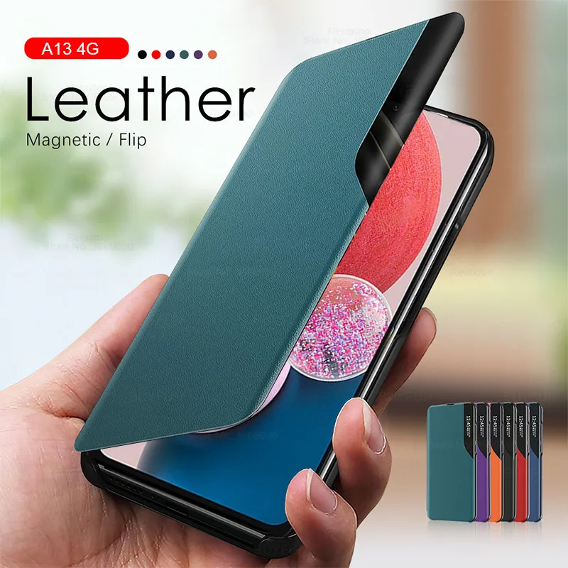 Кожаный чехол Sumsung a13, откидные чехлы с умным окошком для Samsung Galaxy A13, A13, galaxyA13, 6,6 дюйма, Магнитная подставка, чехол для телефона
Кожаный чехол Sumsung a13, откидные чехлы с умным окошком для Samsung Galaxy A13, A13, galaxyA13, 6,6 дюйма, Магнитная подставка, чехол для телефона