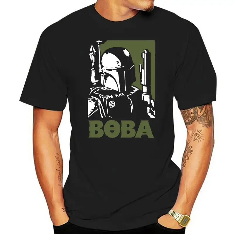 Мужская футболка Boba Fett-Размеры S-Xxl-белая или черная цветная футболка 
Мужская футболка Boba Fett-Размеры S-Xxl-белая или черная цветная футболка