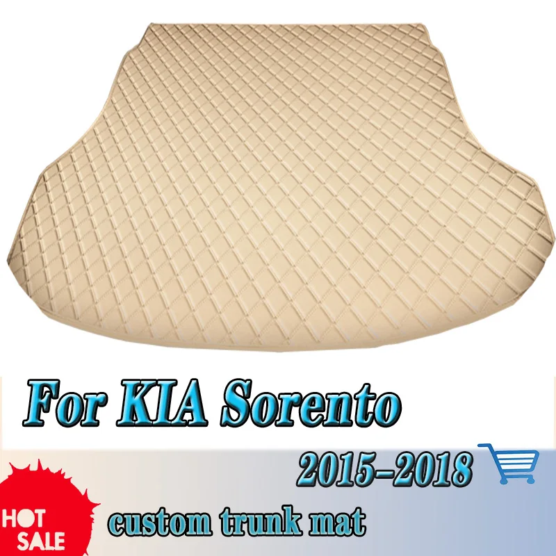 Custom Waterproof Car Trunk Mat AUTO Tail Boot Tray Liner Cargo Carpet Pad Protector Fit For KIA Sorento 5Seats 2015-2018
Custom Waterproof Car Trunk Mat AUTO Tail Boot Tray Liner Cargo Carpet Pad Protector Fit For KIA Sorento 5Seats 2015-2018