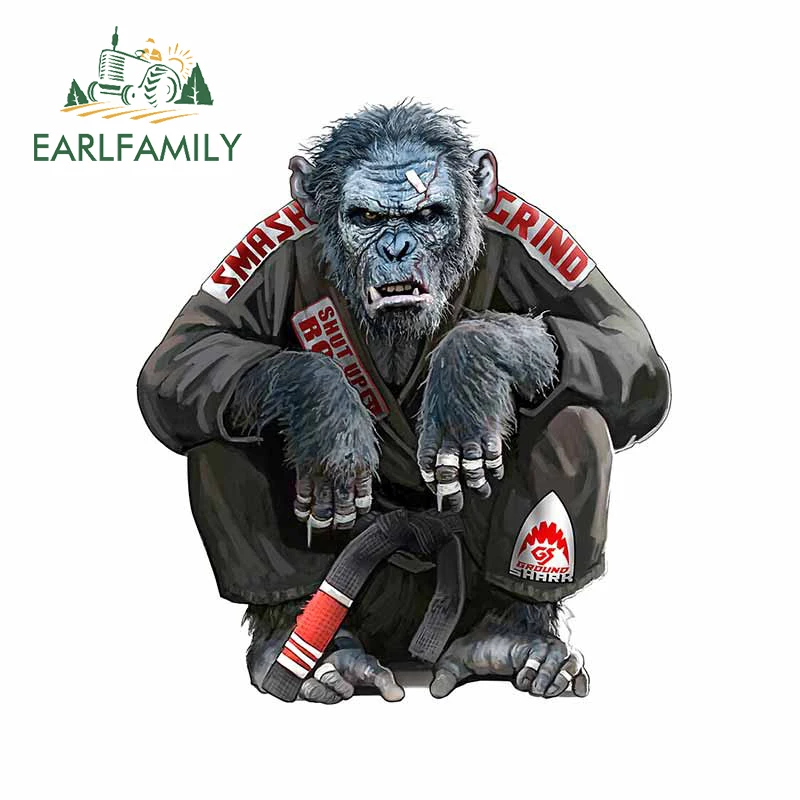 EARLFAMILY 13cm x 11.3cm for The Gentle Art of Jiu Jitsu Chimp Vinyl Car Stickers SUV Fine Window Decal Custom Printing Decor
EARLFAMILY 13cm x 11.3cm for The Gentle Art of Jiu Jitsu Chimp Vinyl Car Stickers SUV Fine Window Decal Custom Printing Decor