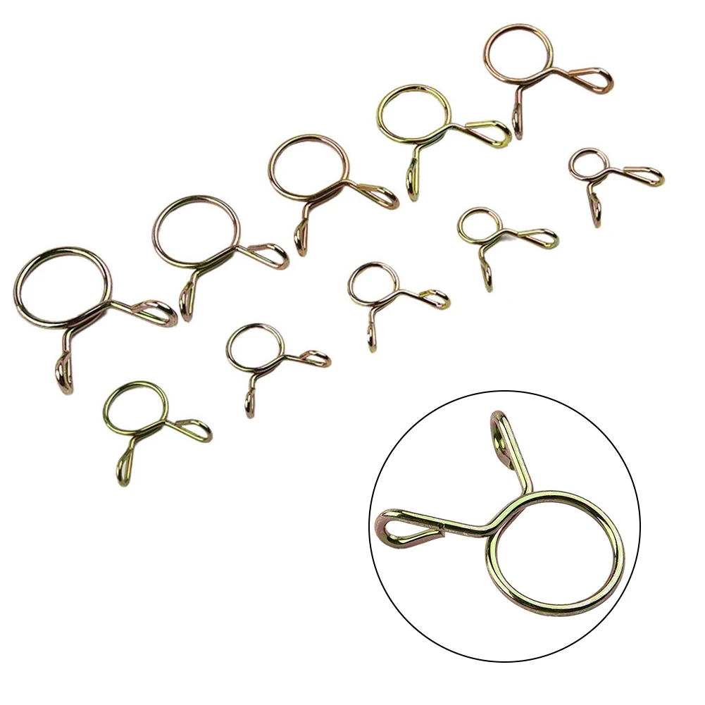 126Pcs 5mm-14mm Spring Clip Hose Clamp Zinc Plated Spring Clips Gear Hose Fuel Line Clamp For Boats With Storage Box
126Pcs 5mm-14mm Spring Clip Hose Clamp Zinc Plated Spring Clips Gear Hose Fuel Line Clamp For Boats With Storage Box