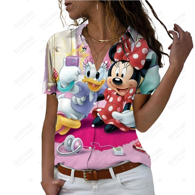 Disney Cute Cartoon Casual Shirt 3D Print Summer Short Sleeve Loose Harajuku Hawaiian Large Shirt Button Cardigan Top 2023 New
Disney Cute Cartoon Casual Shirt 3D Print Summer Short Sleeve Loose Harajuku Hawaiian Large Shirt Button Cardigan Top 2023 New