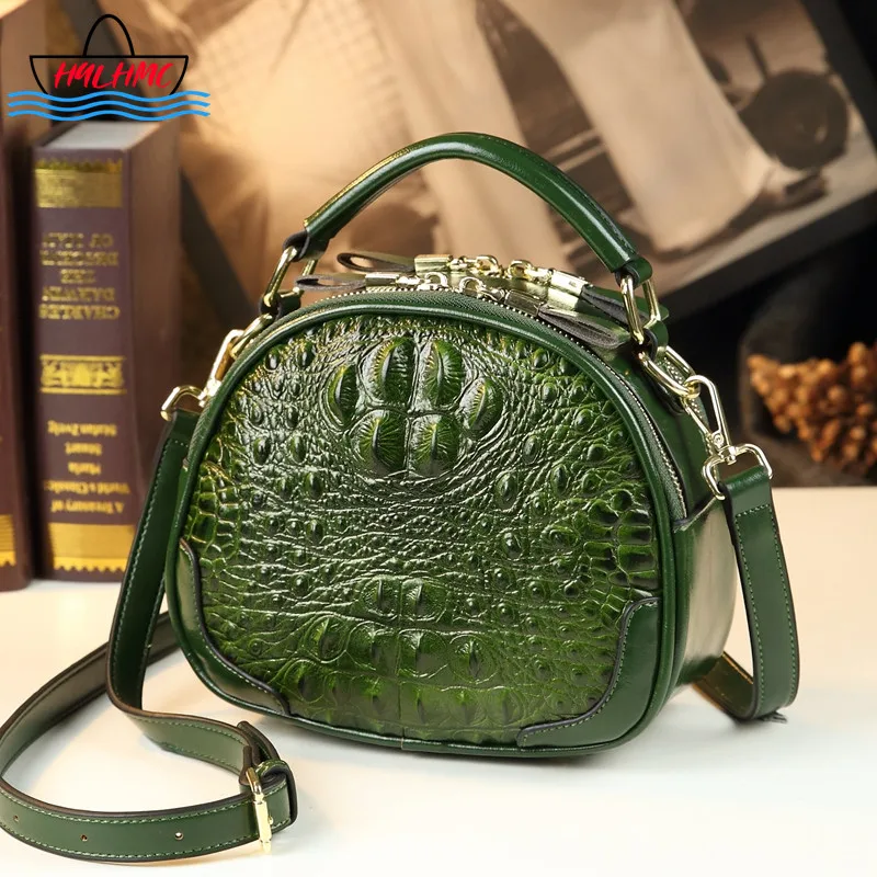 Crocodile Pattern Women Bags Genuine Leather Small crossbody Bag 2022 New Fashion Shoulder round Bag Portable Messenger Bags
Crocodile Pattern Women Bags Genuine Leather Small crossbody Bag 2022 New Fashion Shoulder round Bag Portable Messenger Bags