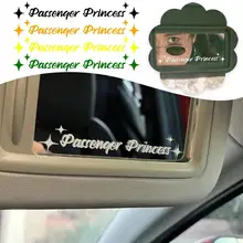Passenger Princess Star Car Mirror Sticker Decal Rear View Mirror Auto Vehicle Vinyl Decor Sticker Car Interior Accessories