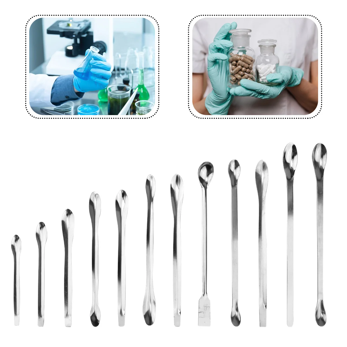 12 Pcs Measuring Spoon Spoons Stainless Steel Experiment Spoon Spoons Ladles Micro Spoon
12 Pcs Measuring Spoon Spoons Stainless Steel Experiment Spoon Spoons Ladles Micro Spoon