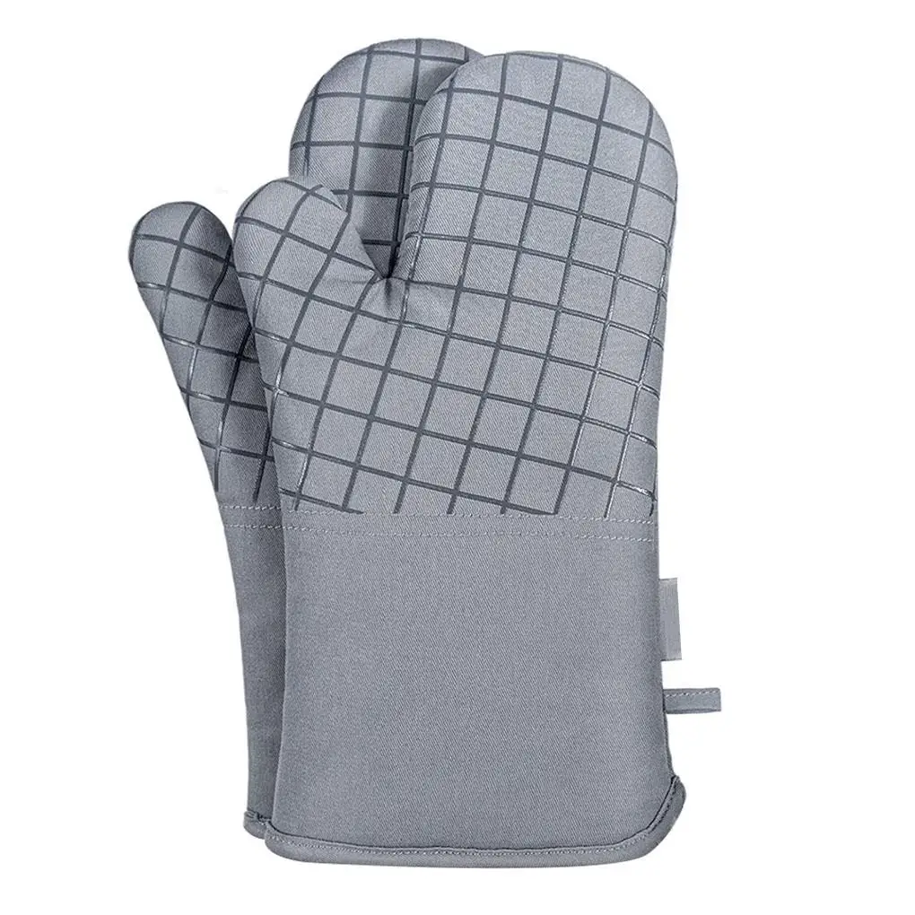 Microwave Silicone Kitchen Gloves Pot Holder Set Oven Mitts Cotton Heat Resistant Bbq Gloves For Cooking Barbecue Mittens
Microwave Silicone Kitchen Gloves Pot Holder Set Oven Mitts Cotton Heat Resistant Bbq Gloves For Cooking Barbecue Mittens