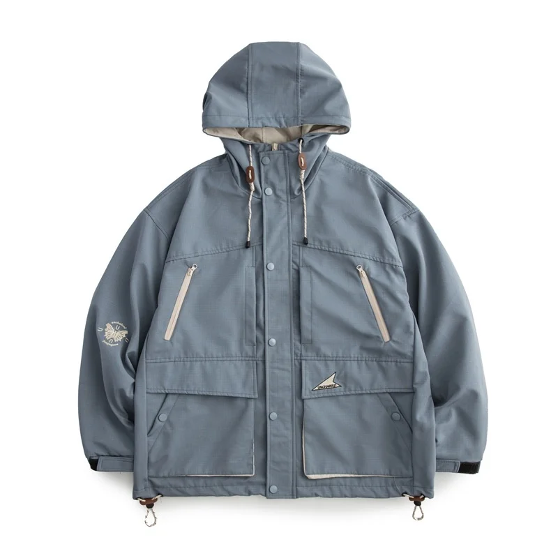 Embroidered Vintage 2023 American Multi Pocket Cargo Jacket Men Women Hooded Windbreaker Trench Coat Mountain Parka
Embroidered Vintage 2023 American Multi Pocket Cargo Jacket Men Women Hooded Windbreaker Trench Coat Mountain Parka