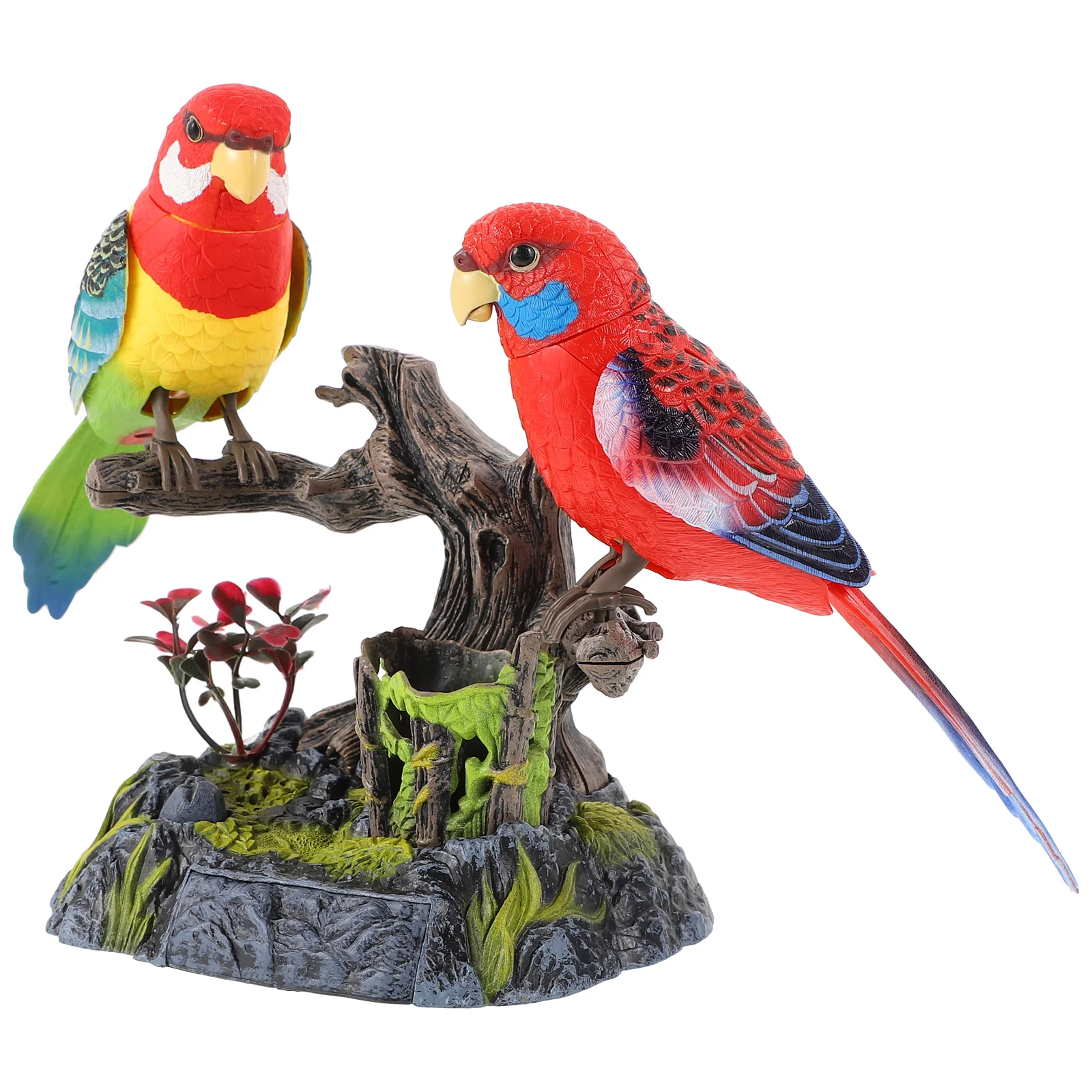 

Parrot Voice Control Toy Recording Bird Desktop Decoration Talking Learning Good Helper Toys