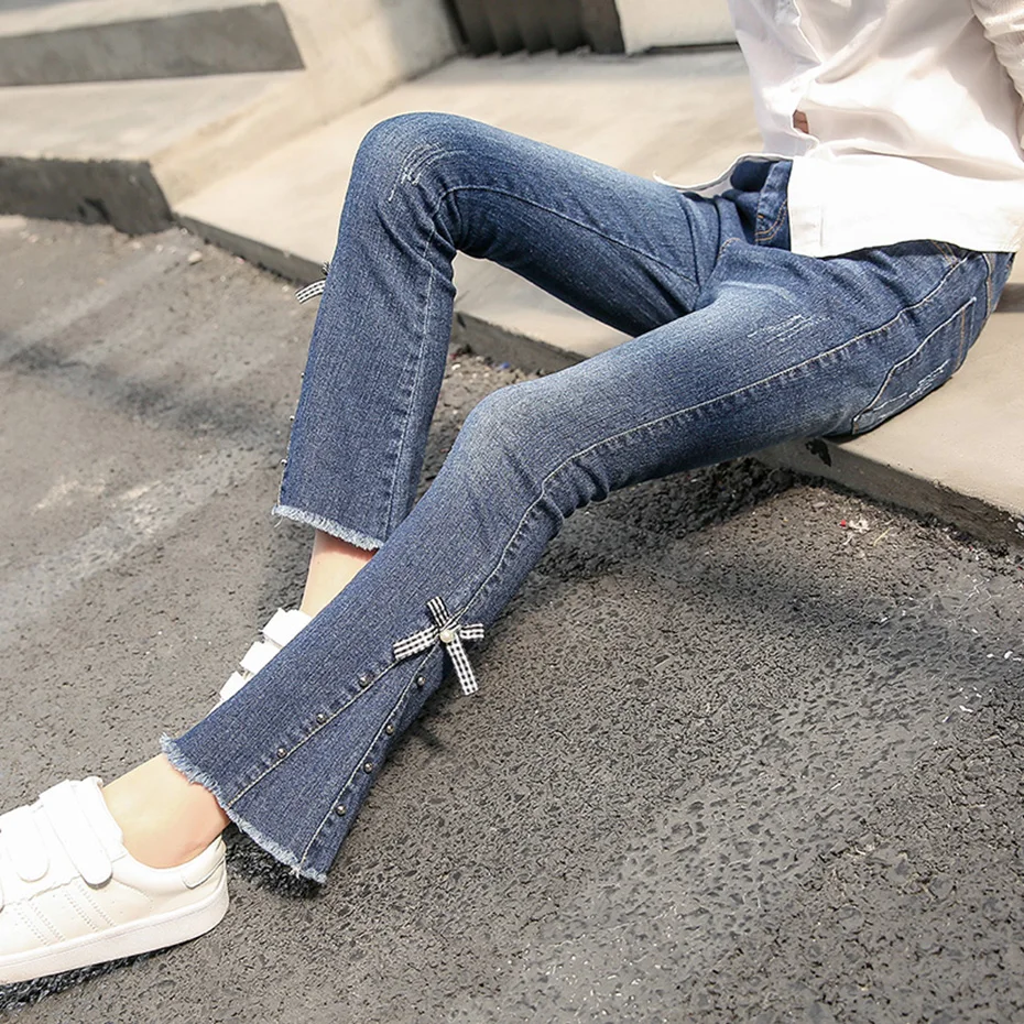 Fashion Jeans for Girls Teenage Children Jeans Elastic Waist Denim Pants Kids Trousers for Girls Kids Clothes 4 6 8 10 12 Years
Fashion Jeans for Girls Teenage Children Jeans Elastic Waist Denim Pants Kids Trousers for Girls Kids Clothes 4 6 8 10 12 Years