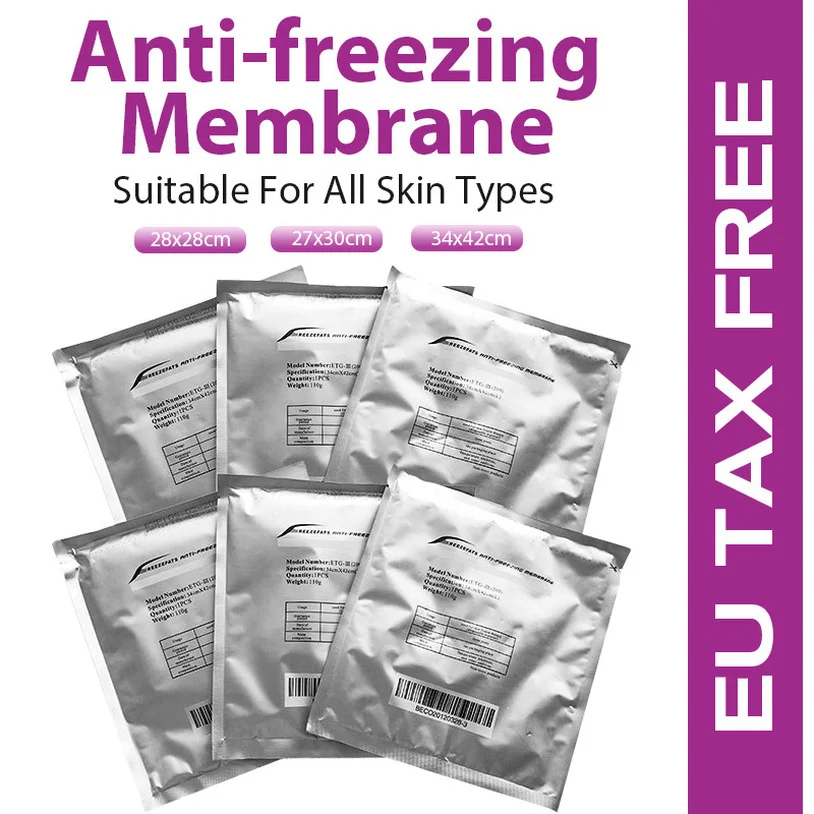 High Quality Anti Freeze Membrane Film Cavitation Fat Cryo Cooling Weight Reduce Therapy Pad Antifreeze Gel Ce Dhl
High Quality Anti Freeze Membrane Film Cavitation Fat Cryo Cooling Weight Reduce Therapy Pad Antifreeze Gel Ce Dhl