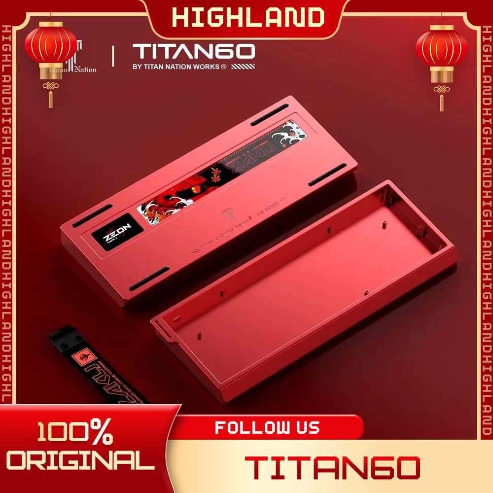 Корпус клавиатуры Titan Nation Titan60 корпус механической алюминиевый сплав с ЧПУ GH60