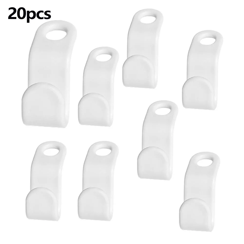 20 PCS Mini Clothes Hanger Connector Hooks Cascading Plastic Multi-Function Wardrobe Hook Space-Saving Stack For Closet
20 PCS Mini Clothes Hanger Connector Hooks Cascading Plastic Multi-Function Wardrobe Hook Space-Saving Stack For Closet