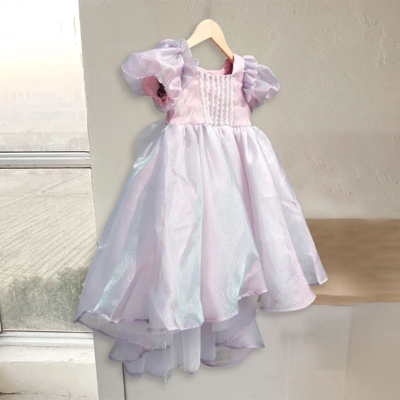 2022 Summer New Fashion New Mesh Puffy Princess Dress Purple Puff Sleeve Bow Princess Dress Birthday Dress Skirt Simple Style
2022 Summer New Fashion New Mesh Puffy Princess Dress Purple Puff Sleeve Bow Princess Dress Birthday Dress Skirt Simple Style