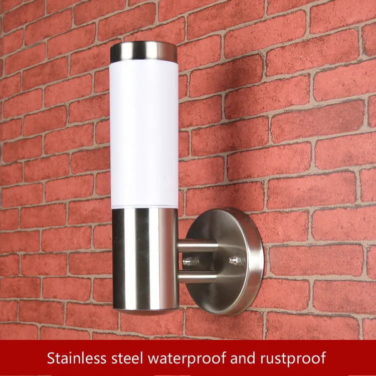 Outdoor LED Wall Light Silver Stainless Steel Milky Lampshade Waterproof Out Door Porch Lamp E27 LED Applique Murale Luminaire
Outdoor LED Wall Light Silver Stainless Steel Milky Lampshade Waterproof Out Door Porch Lamp E27 LED Applique Murale Luminaire