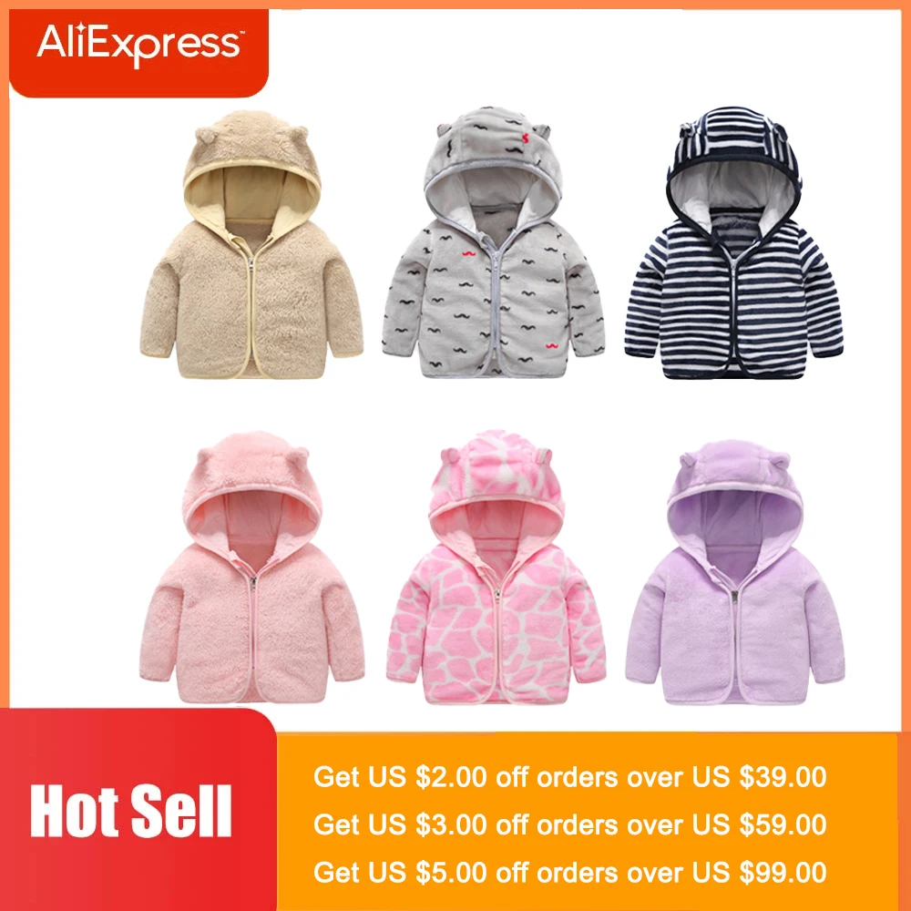 Cartoon Hooded Jackets Clothes Newborn Baby Girls Cute Ear Zipper Coat Toddler Printed Winter Warm Jacket Outwear Coats
Cartoon Hooded Jackets Clothes Newborn Baby Girls Cute Ear Zipper Coat Toddler Printed Winter Warm Jacket Outwear Coats