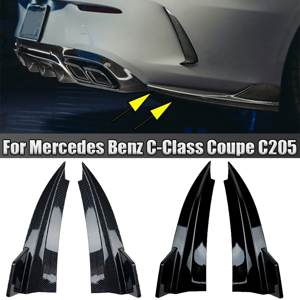 Rear Bumper Diffuser Side Splitters For Mercedes Benz C-Class Coupe C205 C200 C250 C260 C300 C43 C63 AMG Accessories 2015-2021
Rear Bumper Diffuser Side Splitters For Mercedes Benz C-Class Coupe C205 C200 C250 C260 C300 C43 C63 AMG Accessories 2015-2021