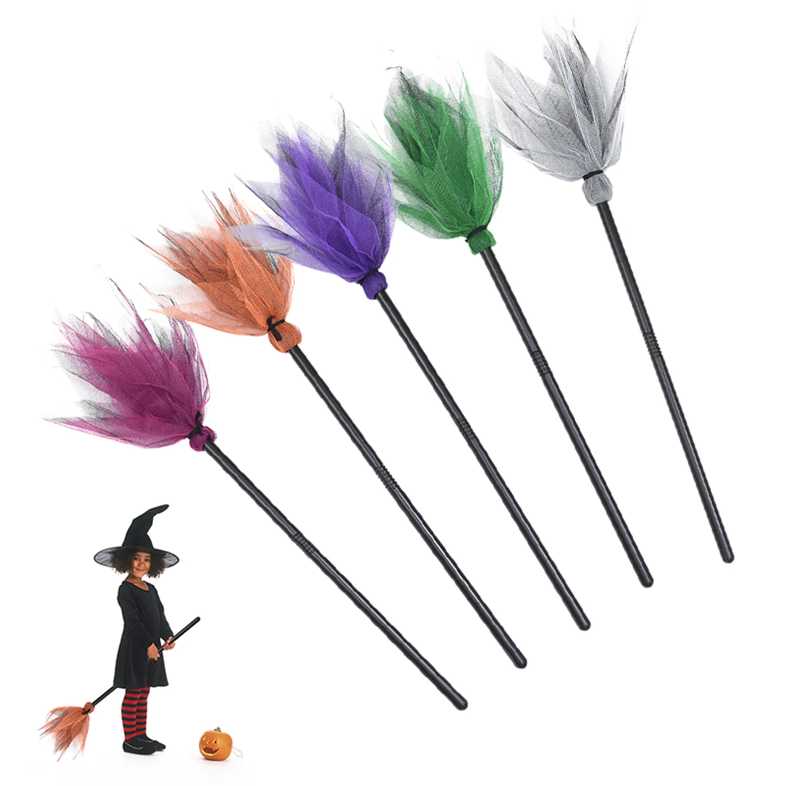 Halloween Witch Broom Props Decoration Kids Cosplay Flying Broomstick Children Gifts For Halloween Party Decor Accessories
Halloween Witch Broom Props Decoration Kids Cosplay Flying Broomstick Children Gifts For Halloween Party Decor Accessories