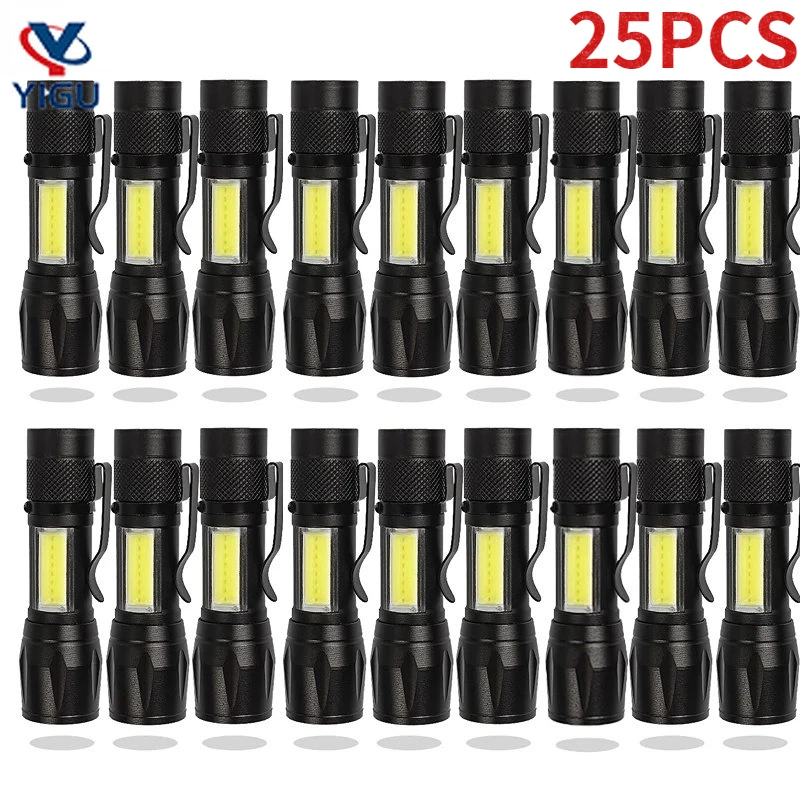 25PCS Mini Led Flashlight Built In Battery Zoom Focus Lantern Rechargeable USB Lantern Adjustable Waterproof Outdoor Led light 
25PCS Mini Led Flashlight Built In Battery Zoom Focus Lantern Rechargeable USB Lantern Adjustable Waterproof Outdoor Led light