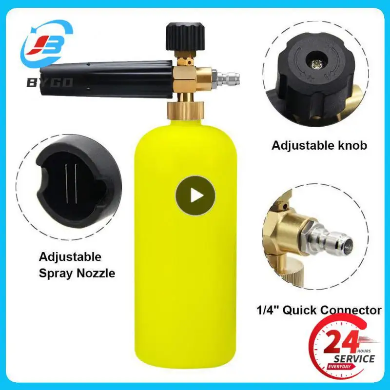 Car Wash Foam Adjustable 1l Snow Foam Lance Universal Nozzle Car Wash Foam Gun Car Accessories Pressure Washer
Car Wash Foam Adjustable 1l Snow Foam Lance Universal Nozzle Car Wash Foam Gun Car Accessories Pressure Washer