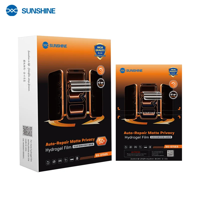 SUNSHINE SS-075ES Анти-глянцевая гидрогель пленка для экранов до 7 дюймов
SUNSHINE SS-075ES Анти-глянцевая гидрогель пленка для экранов до 7 дюймов