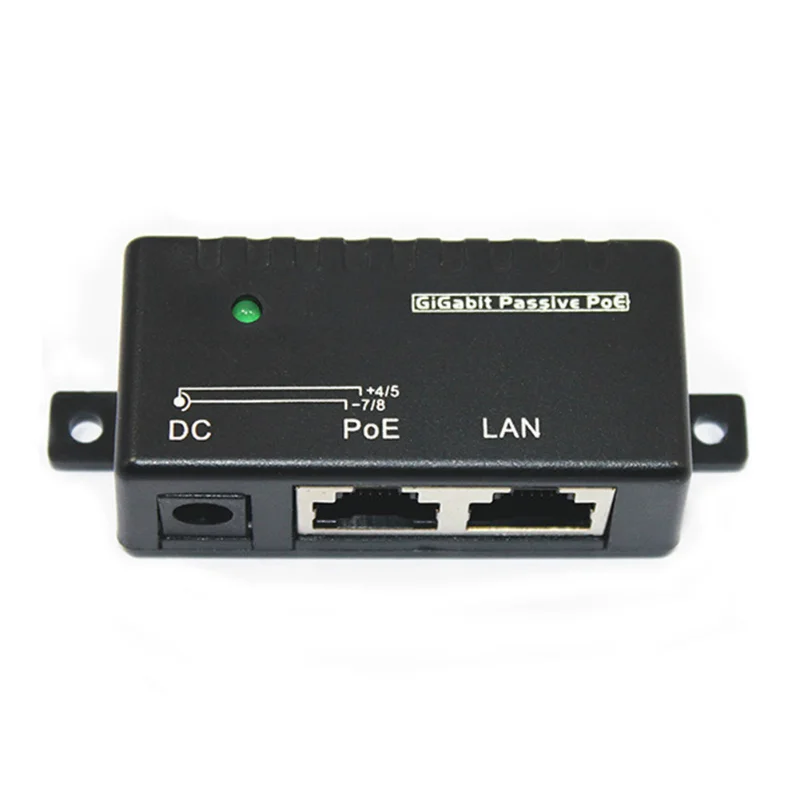 100Mbps 5V 12V 24V 48V/1A POE Injector Power Splitter for IP Camera POE Adapter Module Accessories
100Mbps 5V 12V 24V 48V/1A POE Injector Power Splitter for IP Camera POE Adapter Module Accessories