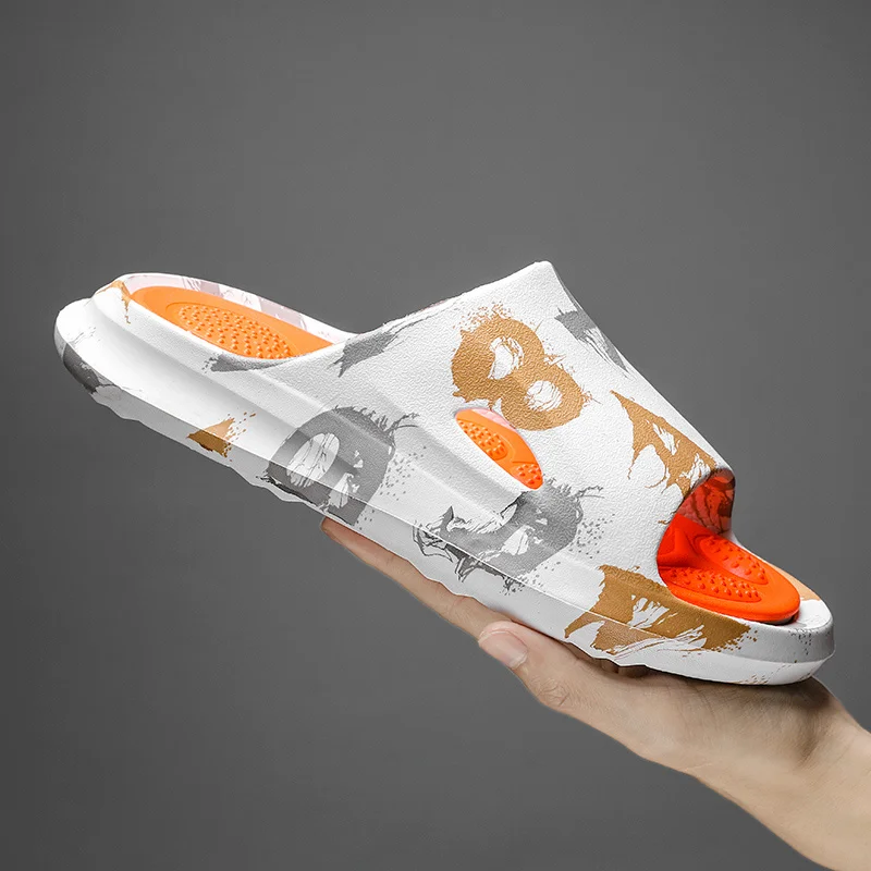 Summer Men Slippers Outdoor New Home Slippers Indoor Designer High Quality Non-Slip Soft Thick Bottom Sliders Women Beach
Summer Men Slippers Outdoor New Home Slippers Indoor Designer High Quality Non-Slip Soft Thick Bottom Sliders Women Beach