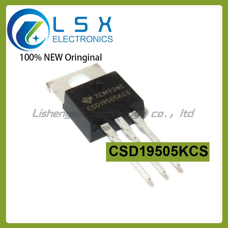 New/5pcs CSD19505 CSD19505KCS 150A/80V TO220 Original In Stock Fast Shipping Quality guarantee
New/5pcs CSD19505 CSD19505KCS 150A/80V TO220 Original In Stock Fast Shipping Quality guarantee