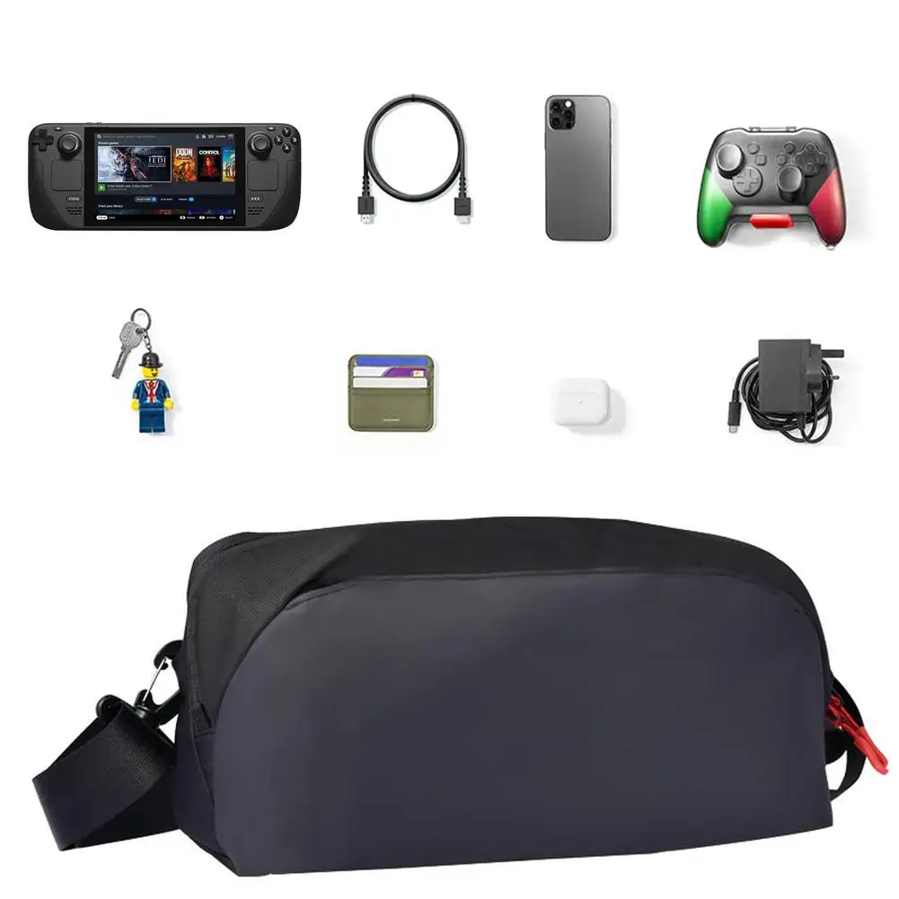 Game Console Storage Bag With Interlayer Portable Travel Carrying Case Handbag Compatible For Steam Deck
Game Console Storage Bag With Interlayer Portable Travel Carrying Case Handbag Compatible For Steam Deck