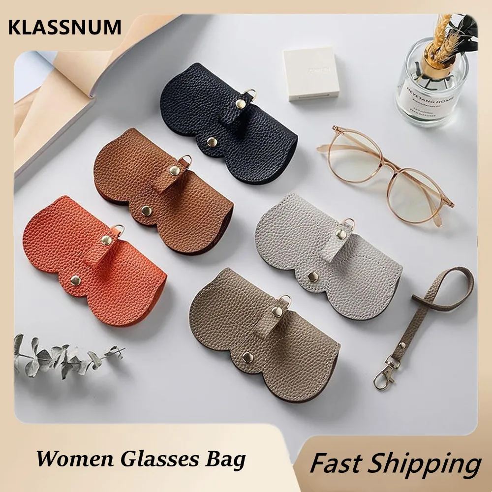 Portable Retro Handmade PU Leather Glasses Bag with Lanyard Hanging Sunglasses Case Simple Glasses Storage Box Sunglasses Case
Portable Retro Handmade PU Leather Glasses Bag with Lanyard Hanging Sunglasses Case Simple Glasses Storage Box Sunglasses Case