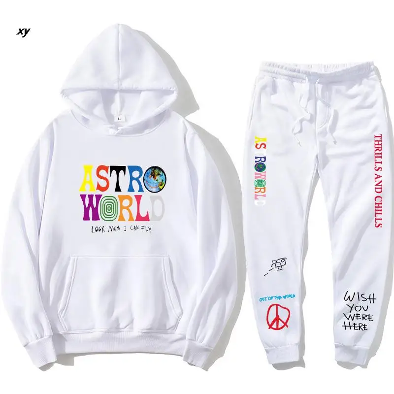 TRAVIS SCOTT ASTROWORLD HOODIES Letters Print Sweatshirt+Sweatpant men's Pullover Sweatshirt Hoodie Sports Pants tracksuit men
TRAVIS SCOTT ASTROWORLD HOODIES Letters Print Sweatshirt+Sweatpant men's Pullover Sweatshirt Hoodie Sports Pants tracksuit men