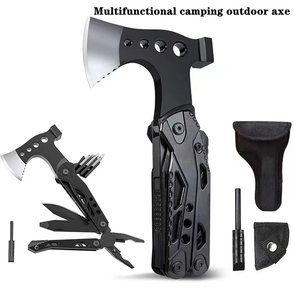 Creative Outdoor Multifunctional Small Axe Camping Portable Combination Tool Home Emergency Repair Axe Bottle Opener Wrench Self
Creative Outdoor Multifunctional Small Axe Camping Portable Combination Tool Home Emergency Repair Axe Bottle Opener Wrench Self
