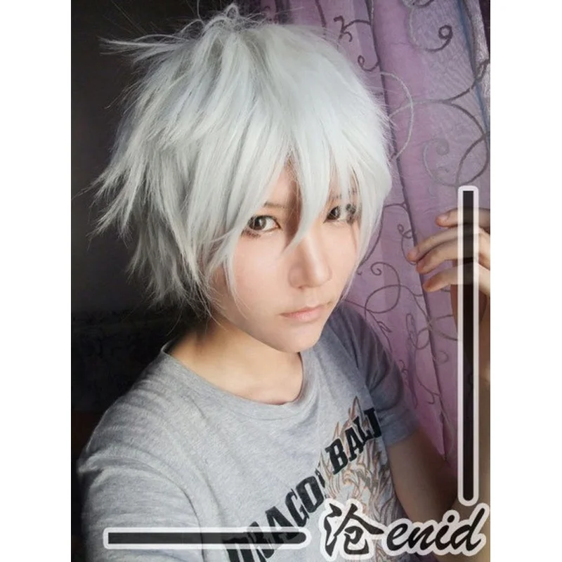 Anime Cosplay Wig For Dramatical Murder DMMD Clear Costume Short Sliver White Synthetic Wigs Party Peruca Pelucas
Anime Cosplay Wig For Dramatical Murder DMMD Clear Costume Short Sliver White Synthetic Wigs Party Peruca Pelucas
