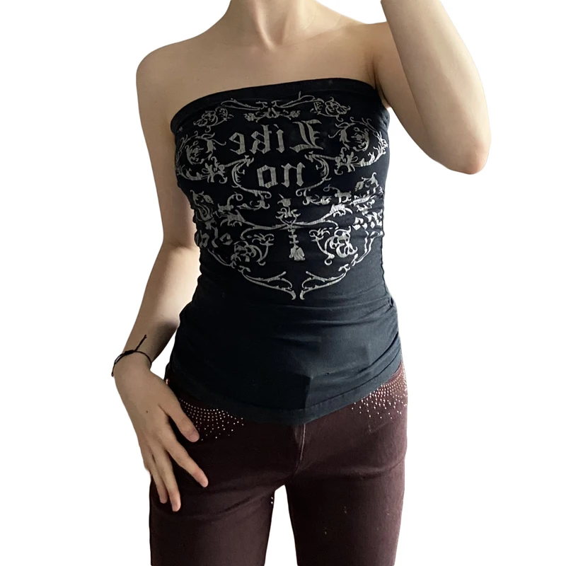 Women's Off Shoulder Tank Tops, Vintage Pattern Printed Sleeveless Slim Fit Street Style Vest, Casual Simple Tops
Women's Off Shoulder Tank Tops, Vintage Pattern Printed Sleeveless Slim Fit Street Style Vest, Casual Simple Tops