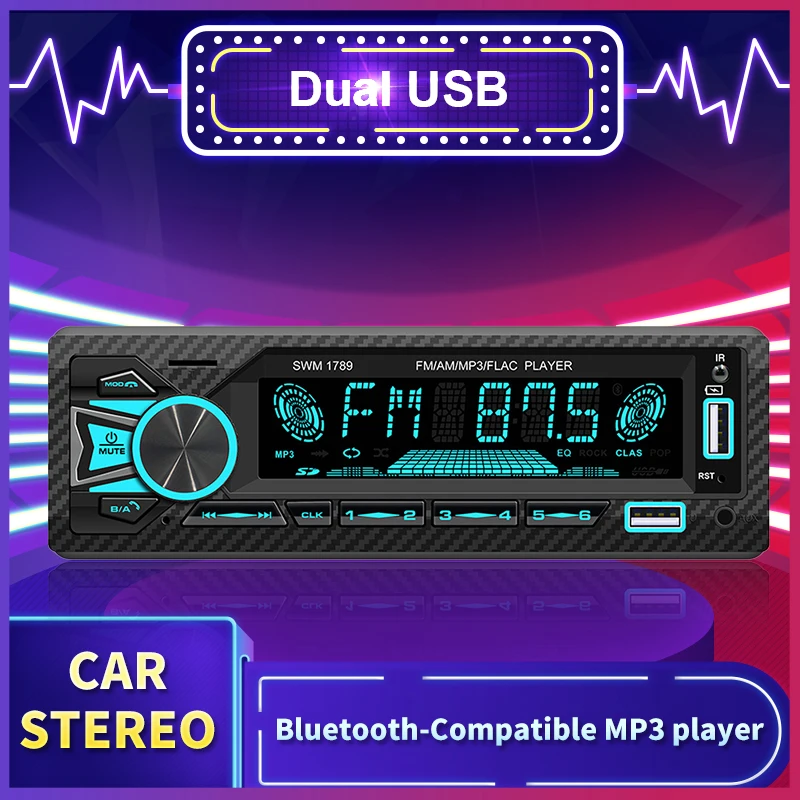 Магнитола автомобильная, 1DIN, Bluetooth, стерео mp3-плеер, FM-передатчик, 60Wx4, передний AUX/USB/TF вход, автомобильный стереоприемник
Магнитола автомобильная, 1DIN, Bluetooth, стерео mp3-плеер, FM-передатчик, 60Wx4, передний AUX/USB/TF вход, автомобильный стереоприемник