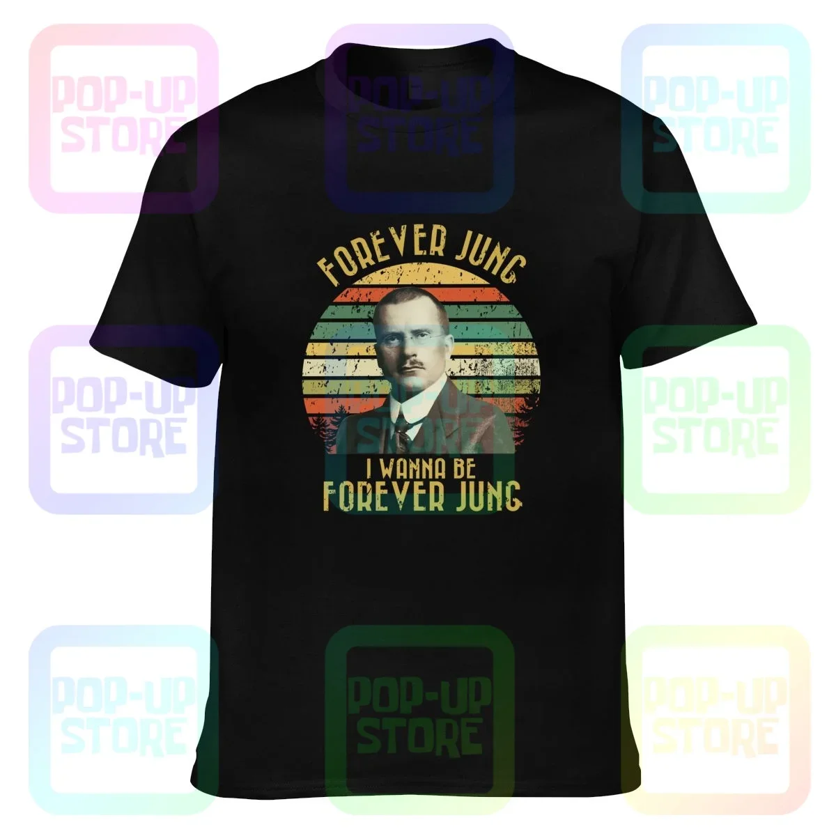 Футболка Carl Jung Forever новинка уникальная Классическая футболка лидер продаж