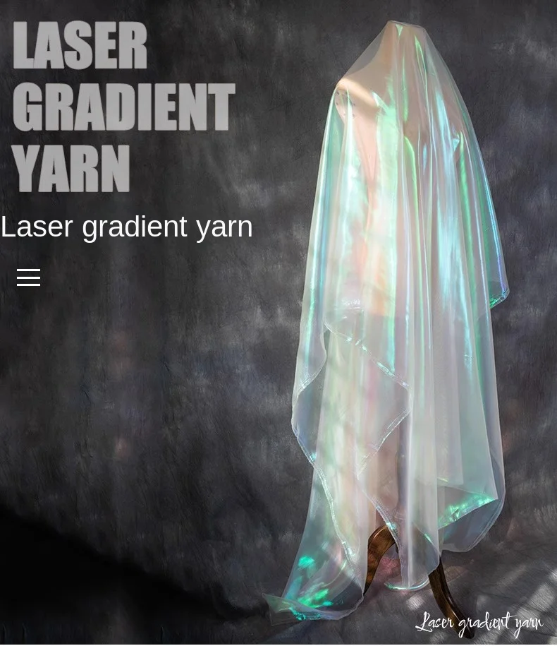 Laser Gradient Organza Fabric Diy Handmade Clothing Fabric Soft Gauze Stage Background Decoration Ceiling Wedding
Laser Gradient Organza Fabric Diy Handmade Clothing Fabric Soft Gauze Stage Background Decoration Ceiling Wedding