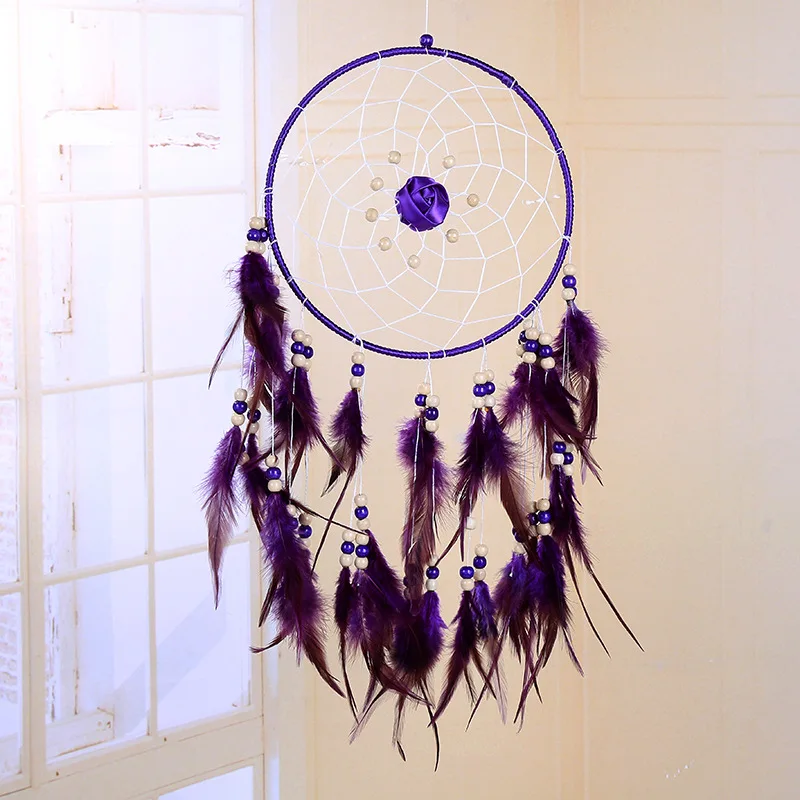 Dream Catcher Pendant Feather Pendant Wall Decoration Creative Wedding Gift Girl Bedroom Wind Chime Holiday Blessing Gift
Dream Catcher Pendant Feather Pendant Wall Decoration Creative Wedding Gift Girl Bedroom Wind Chime Holiday Blessing Gift