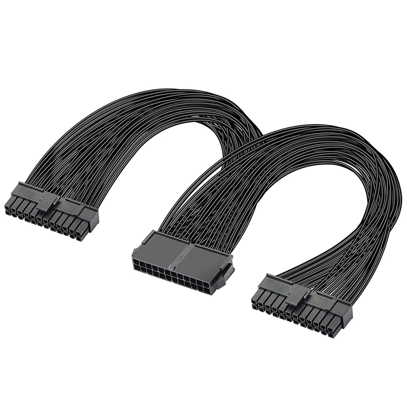 Dual PSU Power Supply 24-Pin ATX Motherboard Splitter Cable,24Pin(20+4) for ATX Motherboard Extension Cable
Dual PSU Power Supply 24-Pin ATX Motherboard Splitter Cable,24Pin(20+4) for ATX Motherboard Extension Cable