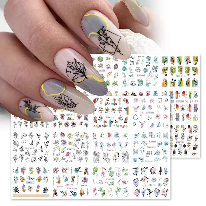 12PCS Stickers Nail Art Charms Faux Accesorios Designer Supplies Pegatinas Decoration Water Autocollant Leaves Flower Characters
12PCS Stickers Nail Art Charms Faux Accesorios Designer Supplies Pegatinas Decoration Water Autocollant Leaves Flower Characters